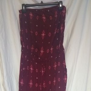 Sleeveless/Strapless Women's Jumpsuit